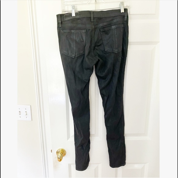 RAG & BONE The Legging in Coated Black - Picture 5 of 7